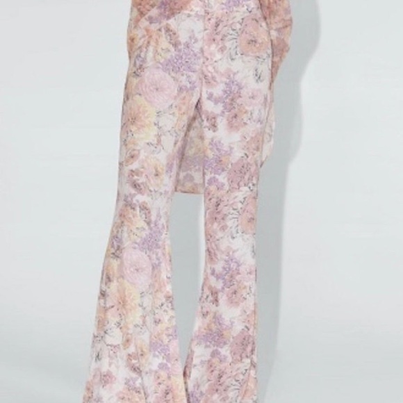 Zara Medium floral pants. - Picture 4 of 6
